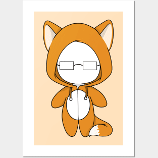 creepypasta trenderman fox costume doll Posters and Art